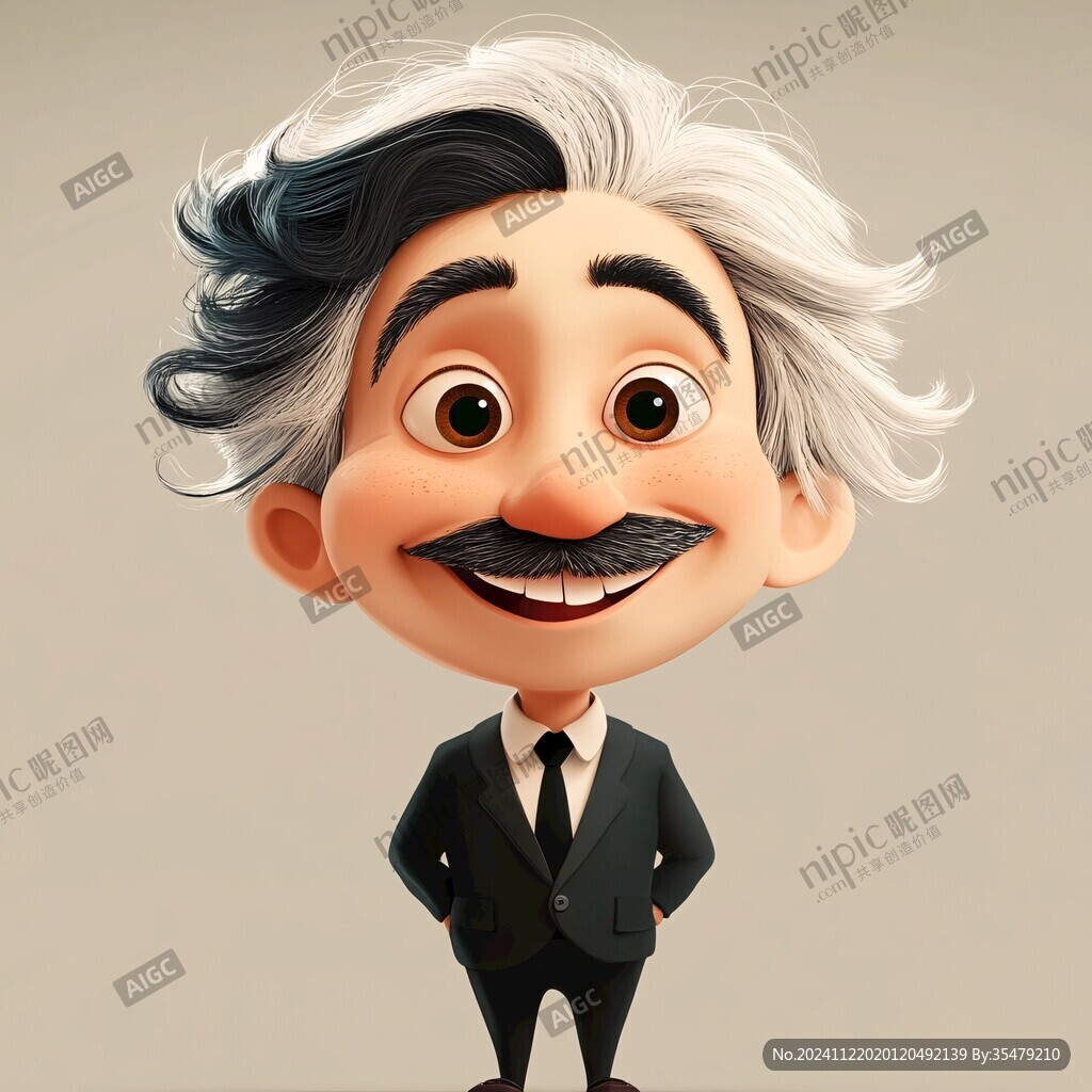 卡通写实漫画人物