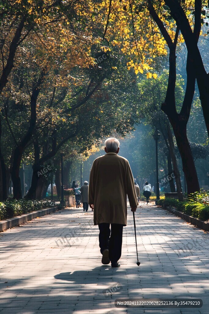晚年背影