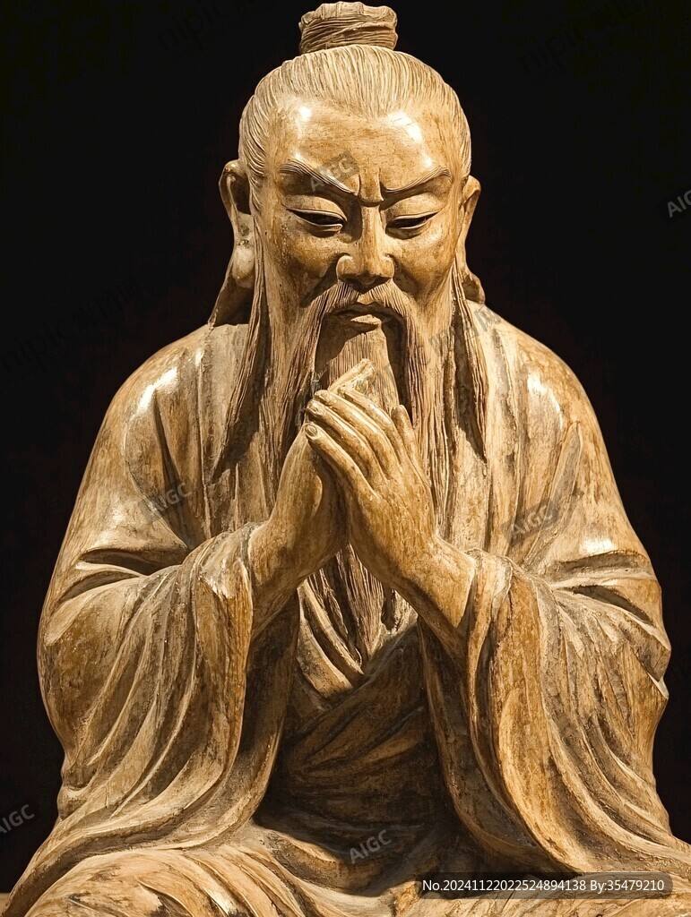 华佗木雕