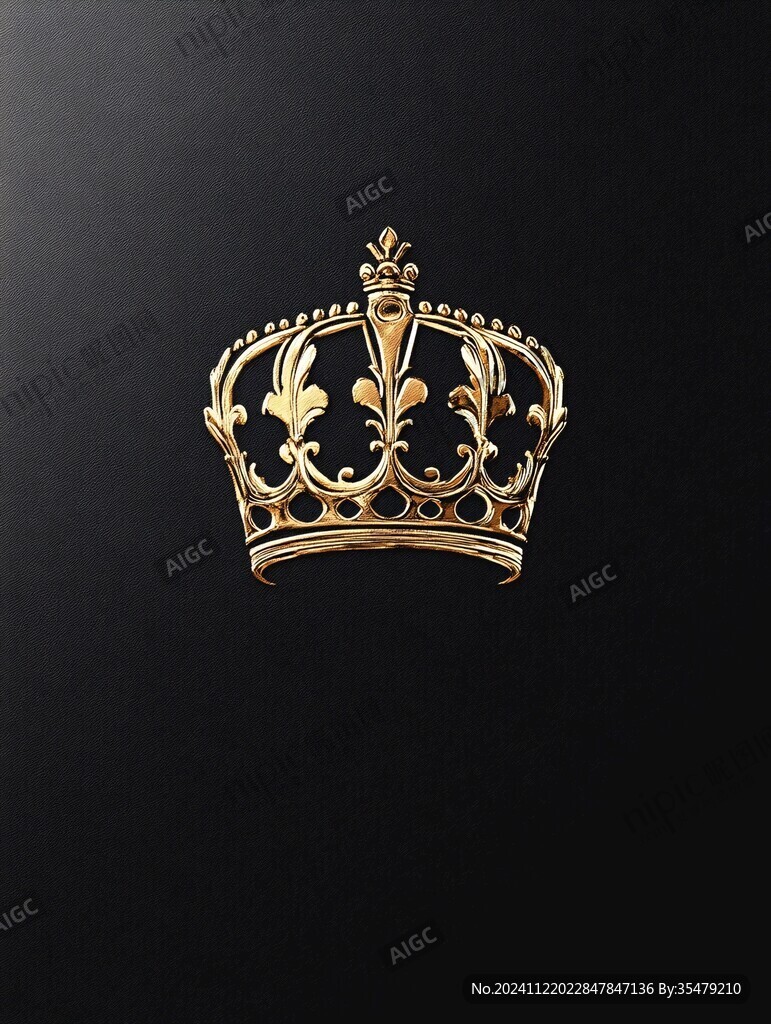 金色皇冠大气logo