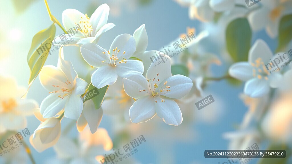 唯美梨花鲜花