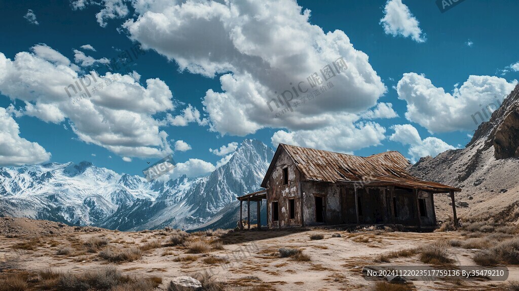 高山蓝天风景壁纸