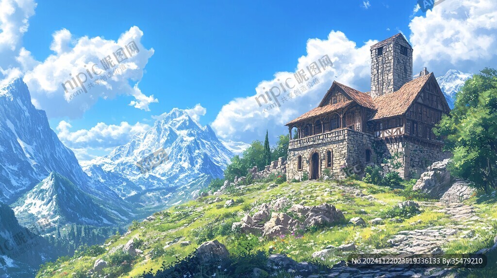 唯美农村场景