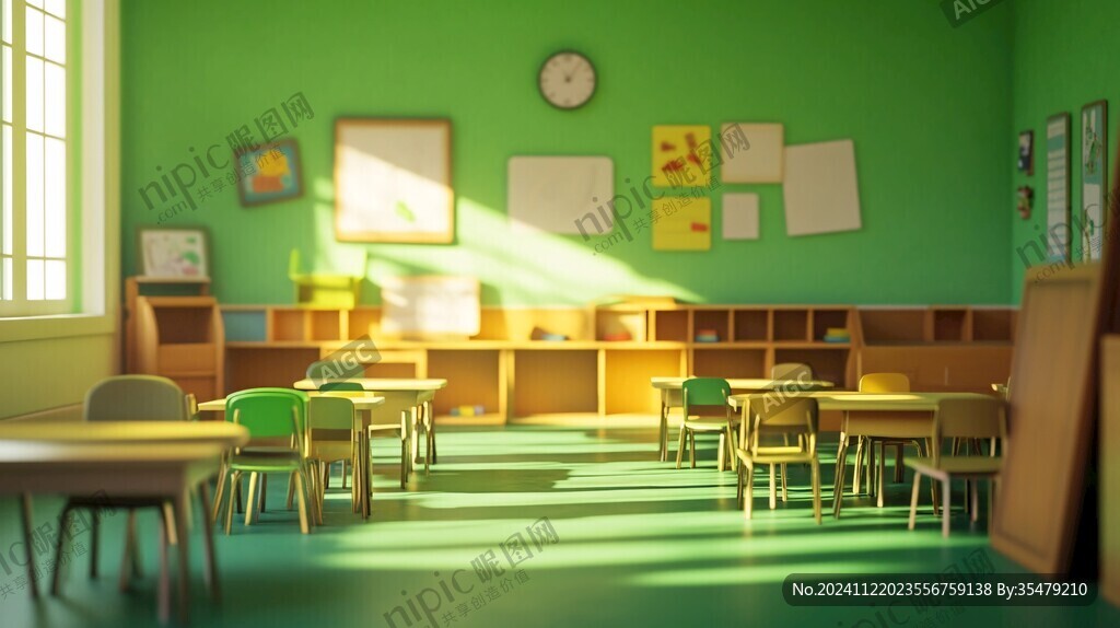 幼儿园教室场景