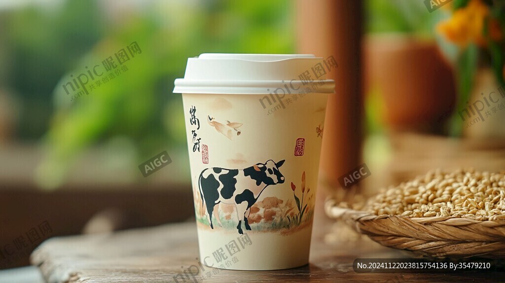 豆浆插画