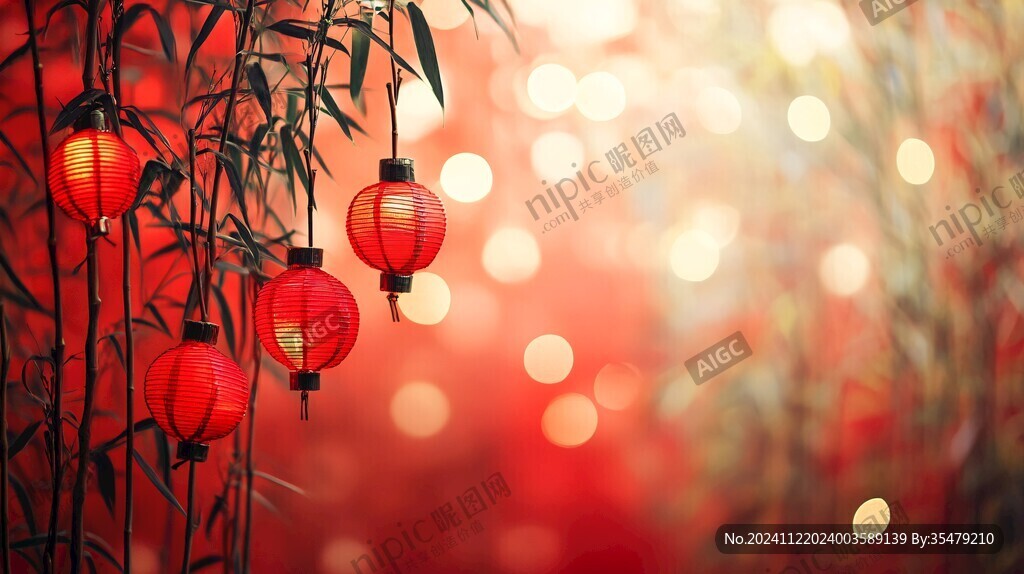 唯美红灯笼