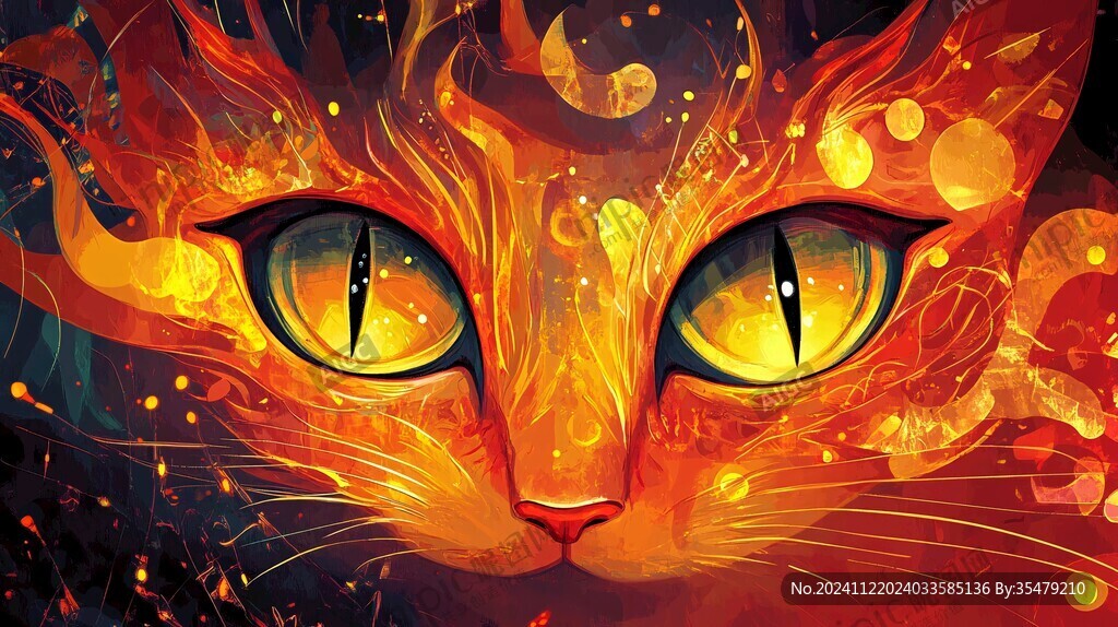 猫原创插画