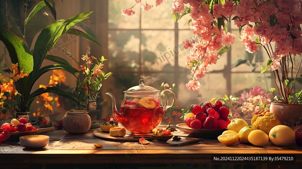 一壶水果茶