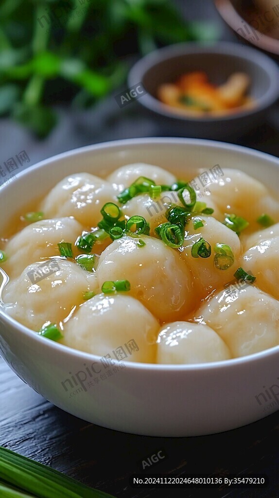 葱汤圆