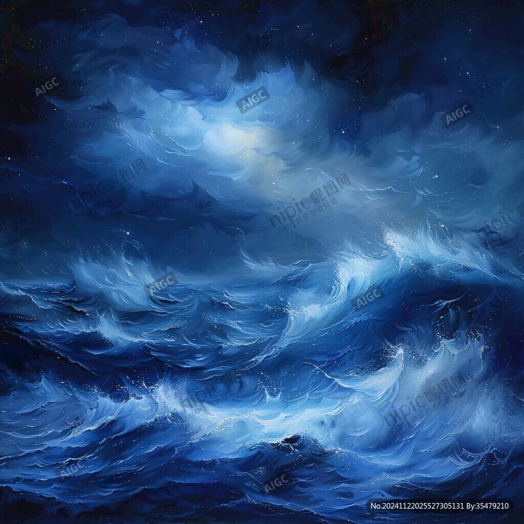 抽象写意星辰大海