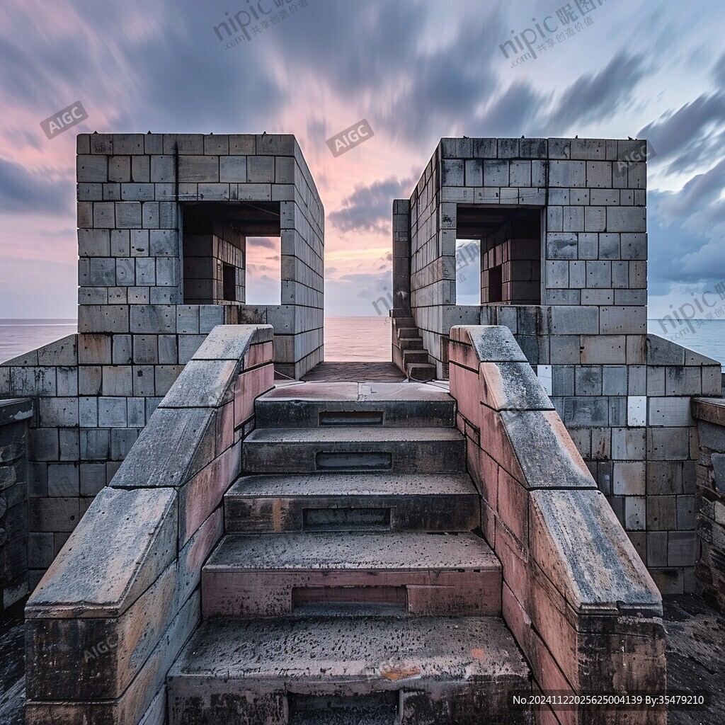 方砖观景台
