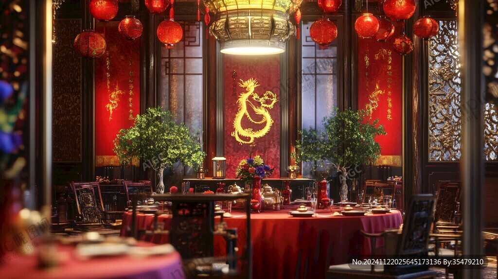 中式餐馆场景