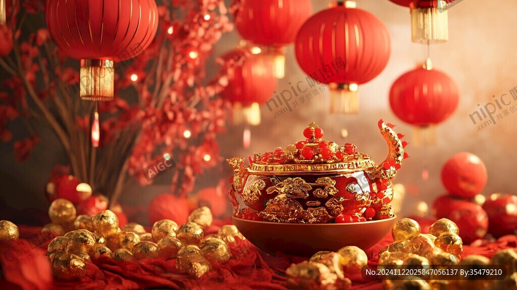 春节聚宝盆
