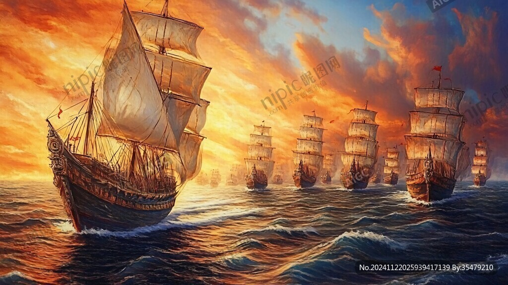 扬帆启航高清画