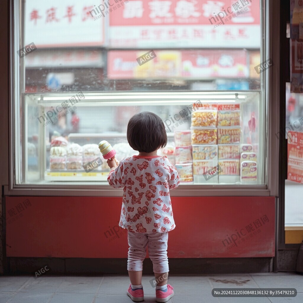 儿童买零食