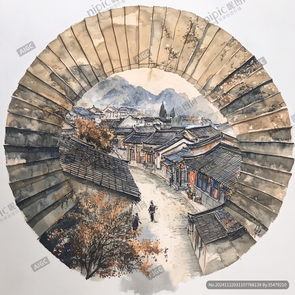 古镇画