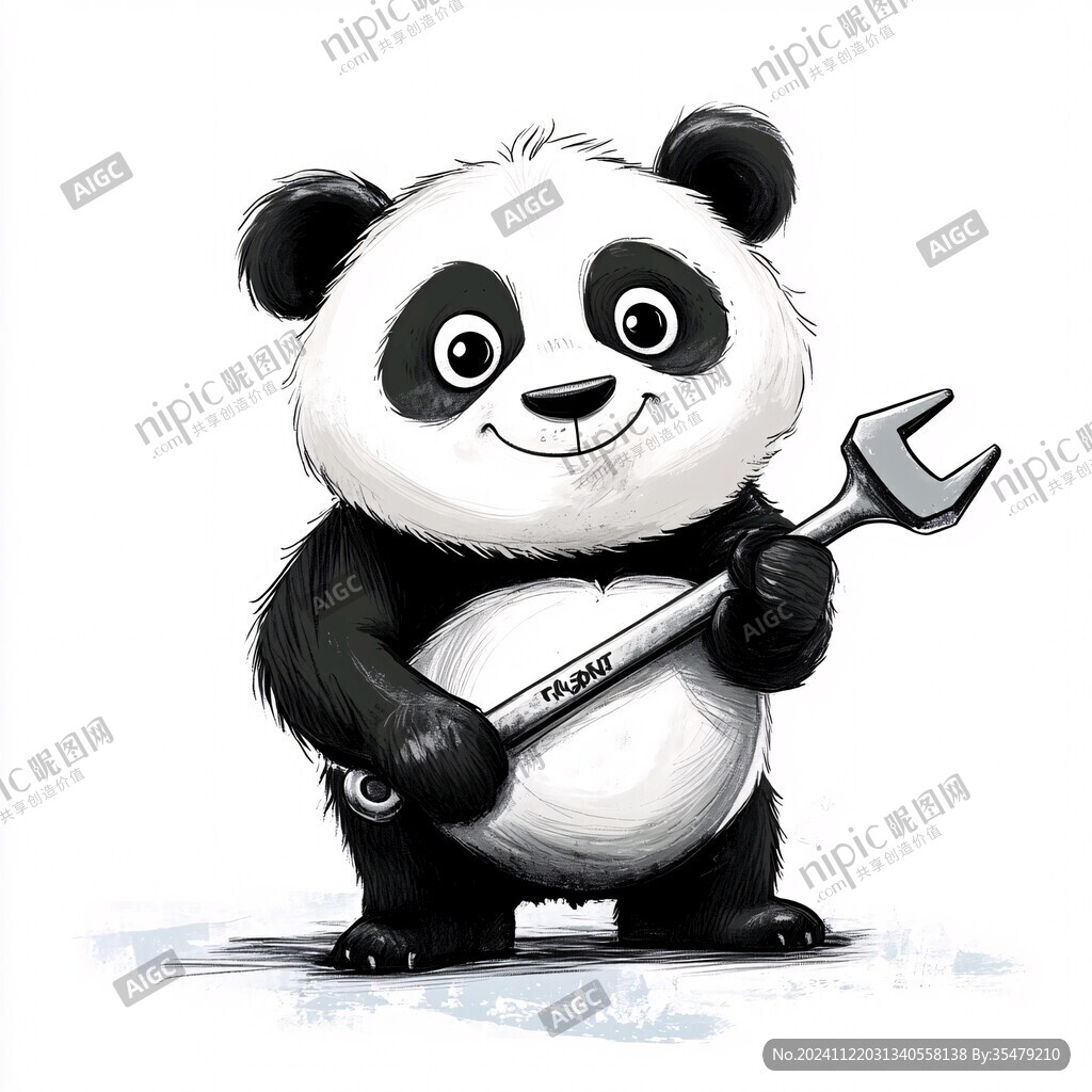 熊猫功夫大侠形像设计