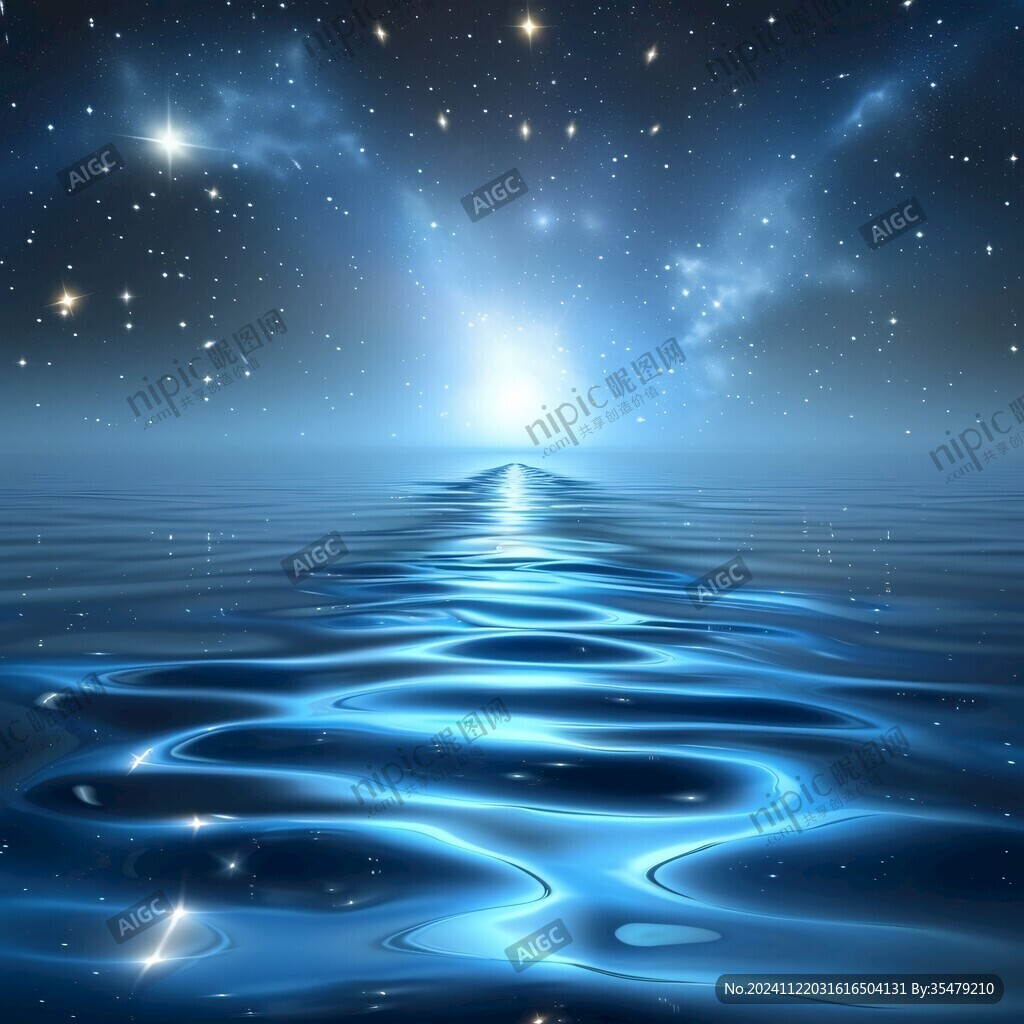 水面星光素材