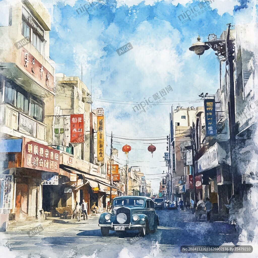 南后街水彩
