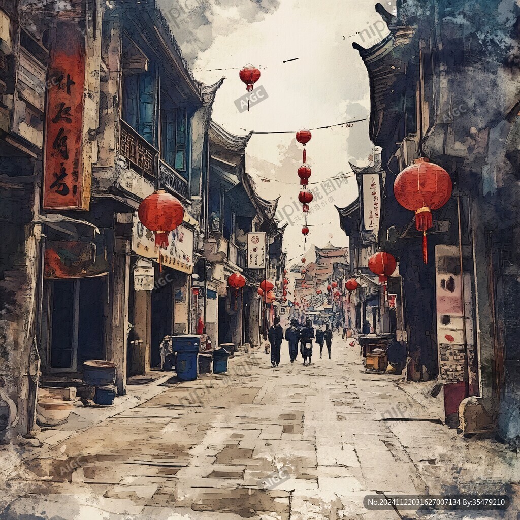 横店水彩