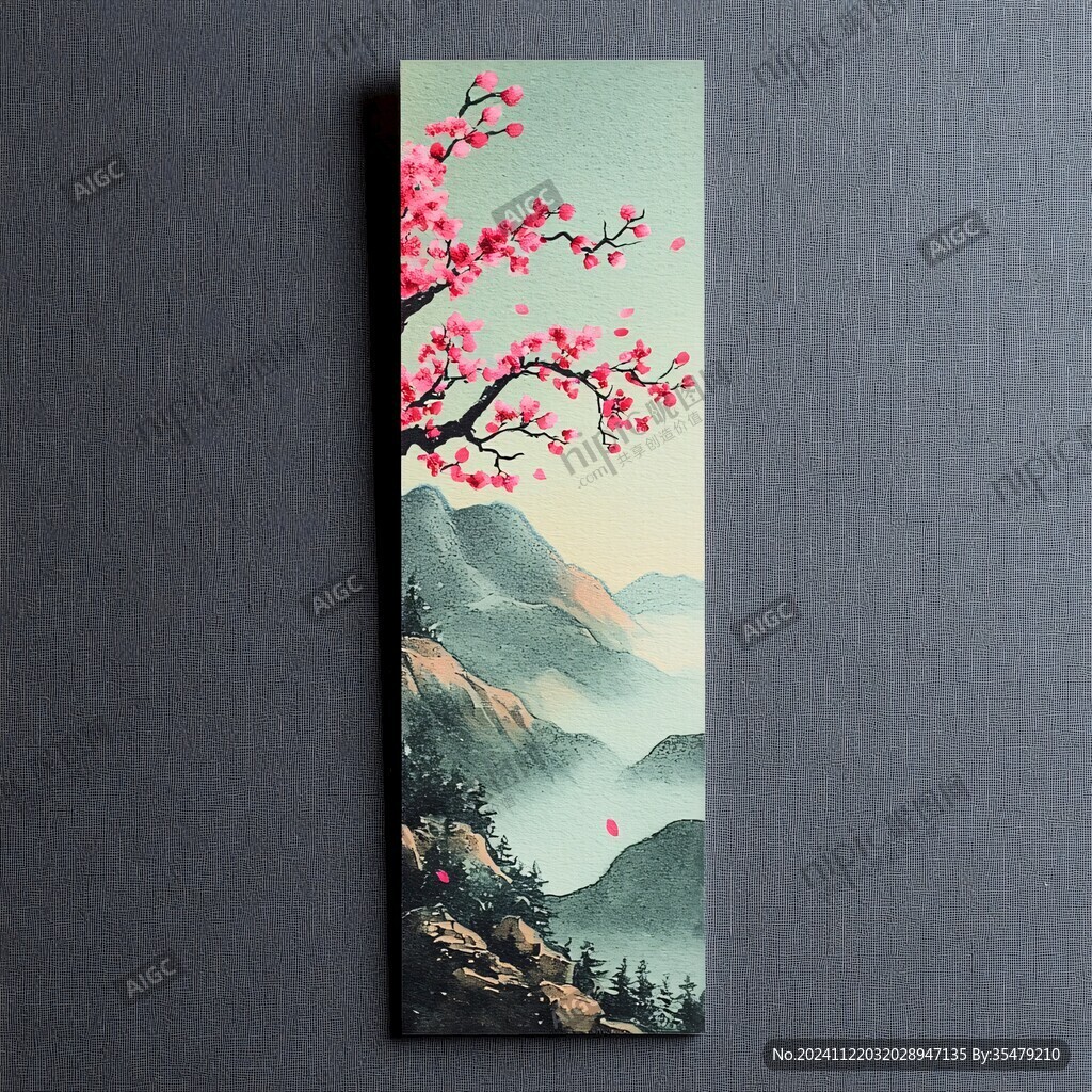 禅意梅花装饰画