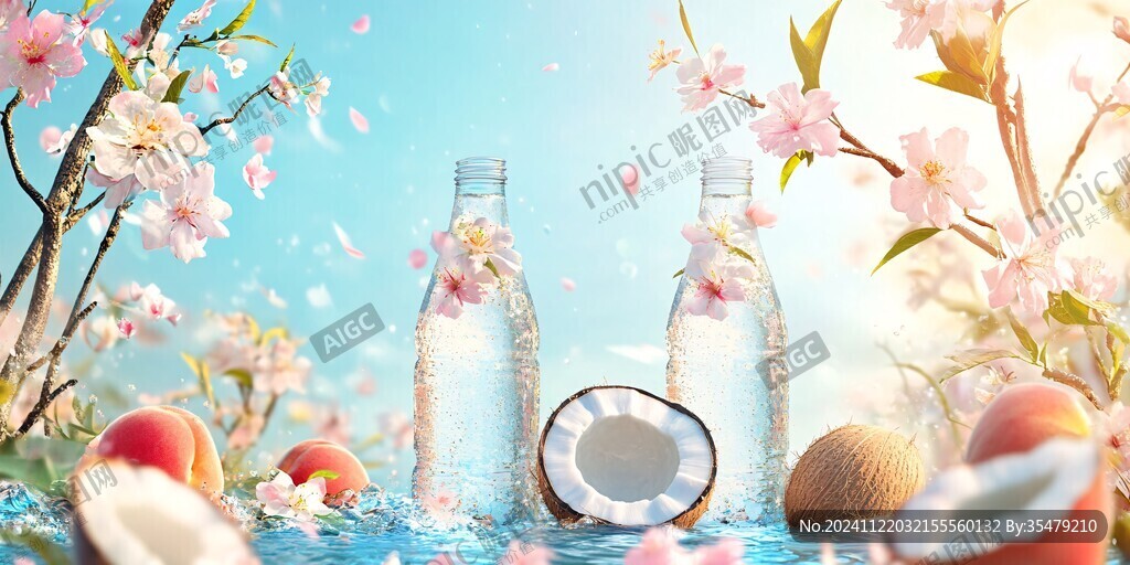 桃花酒素材