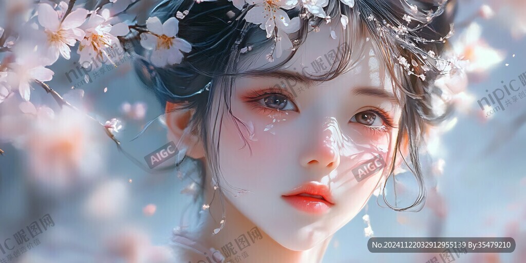 仙气清冷少女壁纸图片