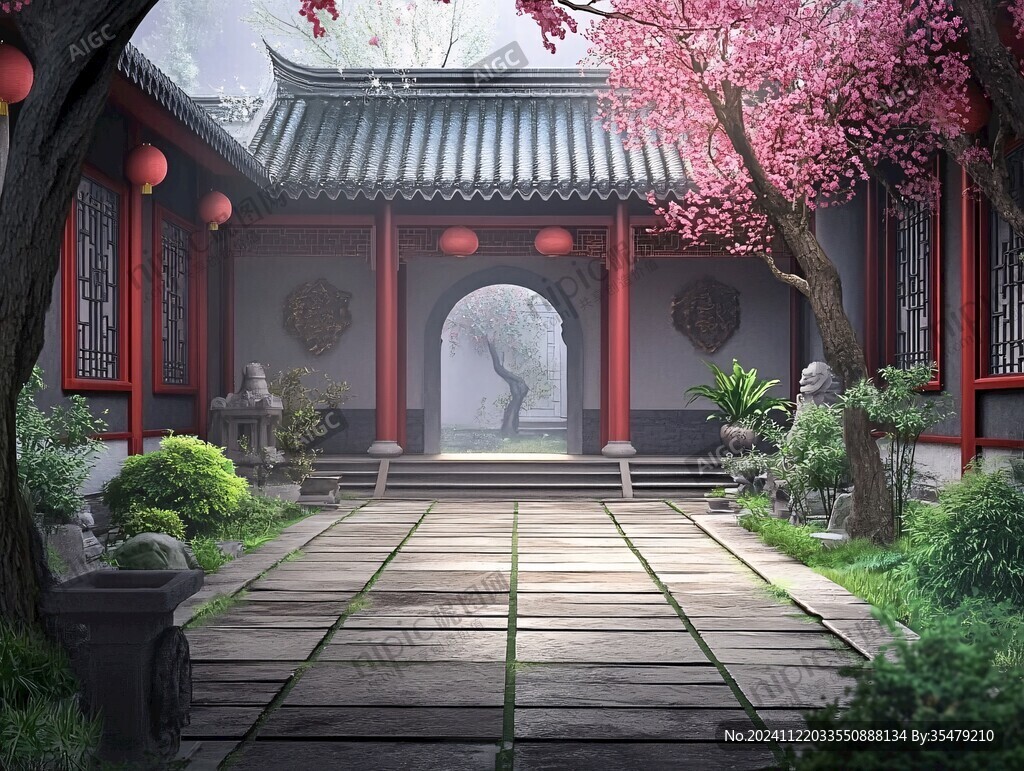 门场景效果