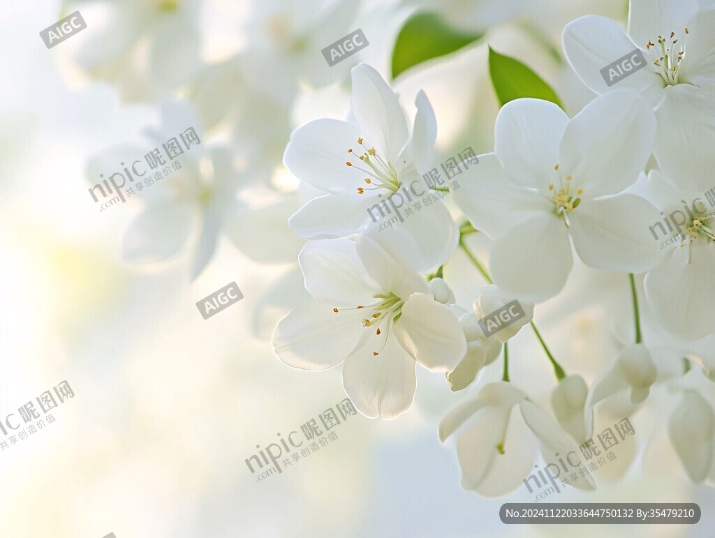 唯美梨花鲜花