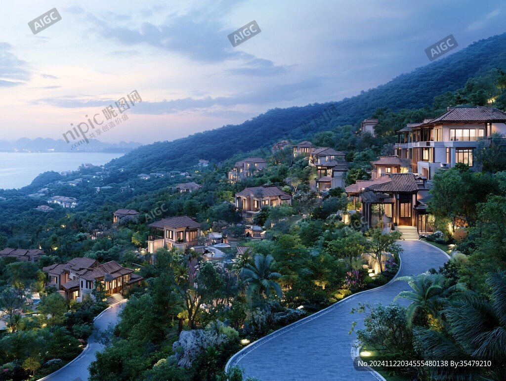 半山别墅旅游地产户外