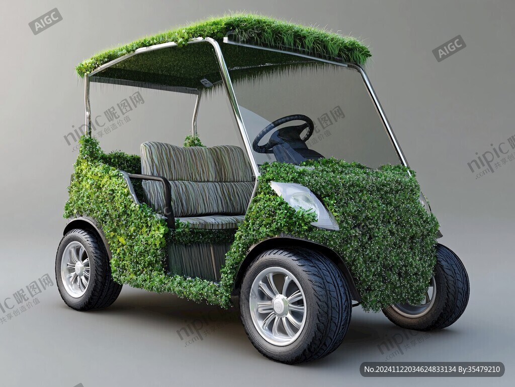 绿色植物汽车