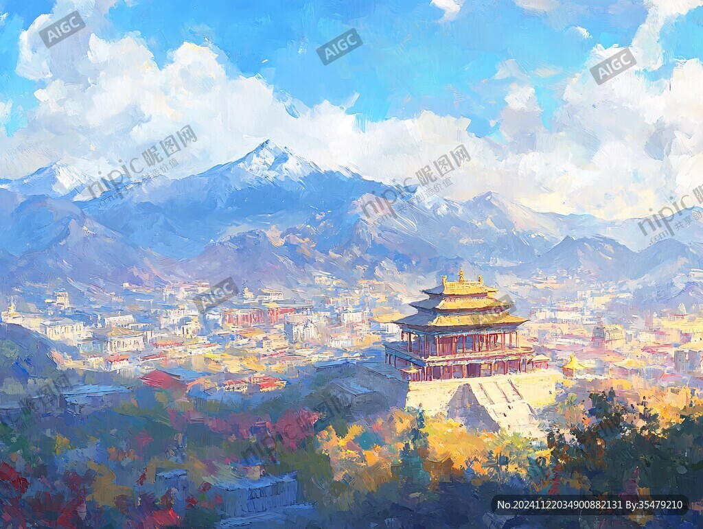 横店插画