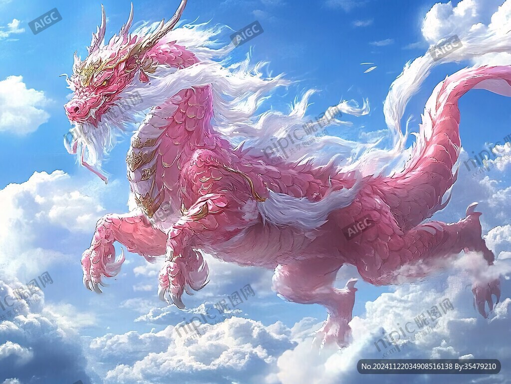 插画龙年插画