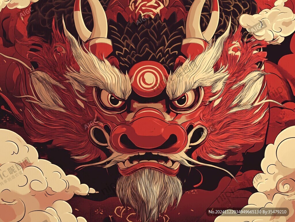 龙年文创插画