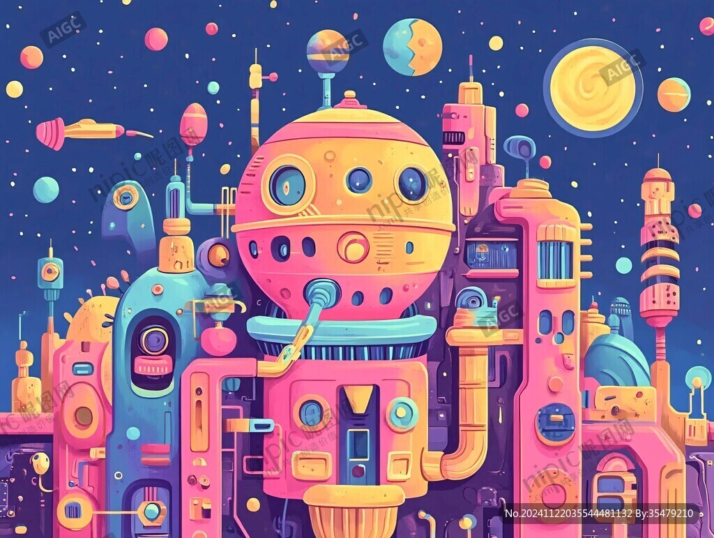 科幻插画风