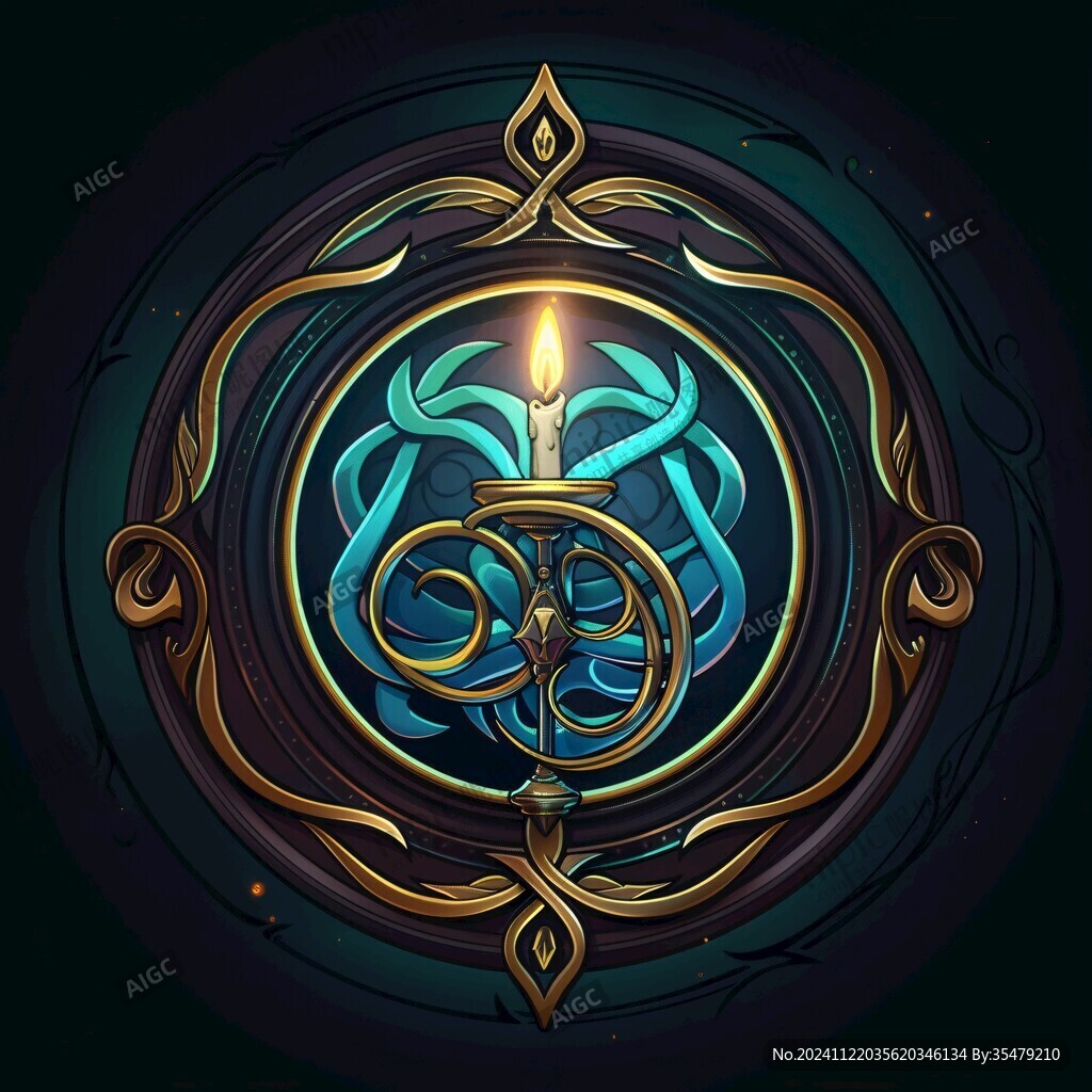 魔幻主题logo