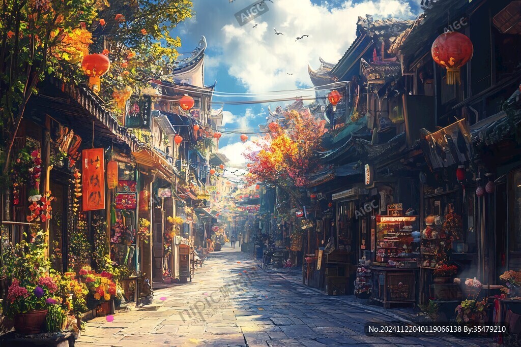 古代繁华街道