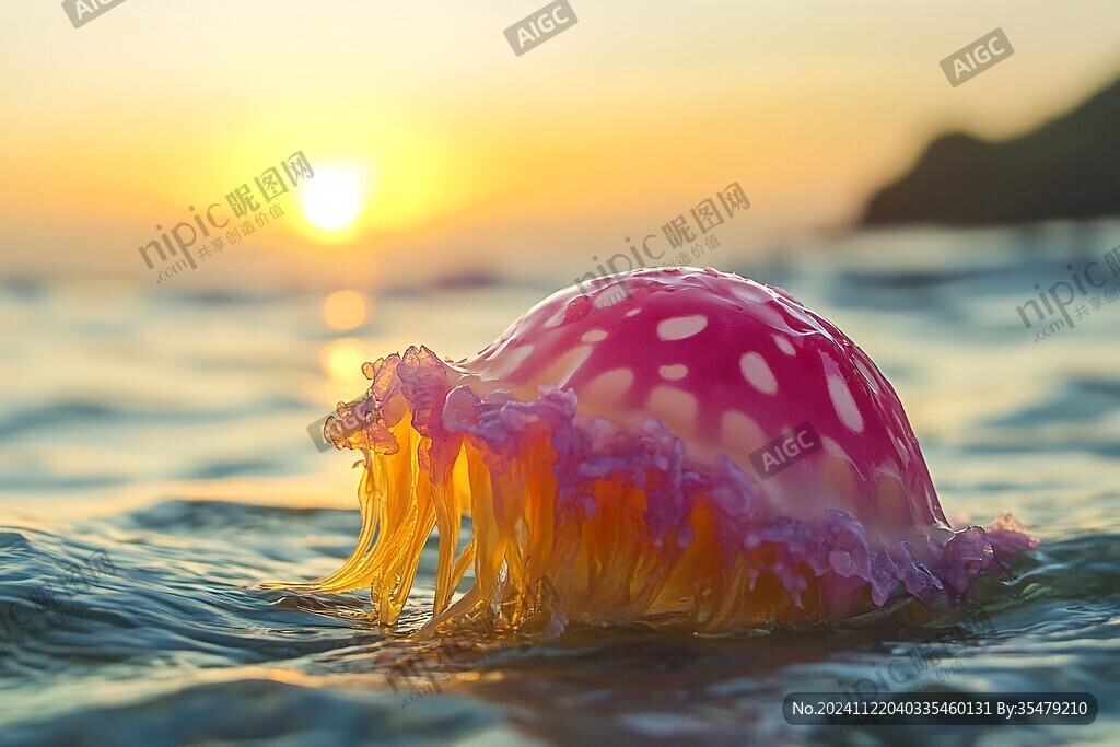 海洋动物水母高清图片