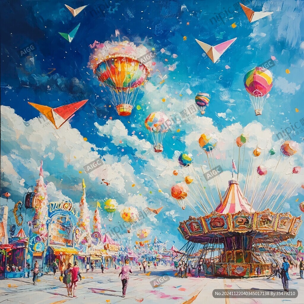 插画欢乐谷