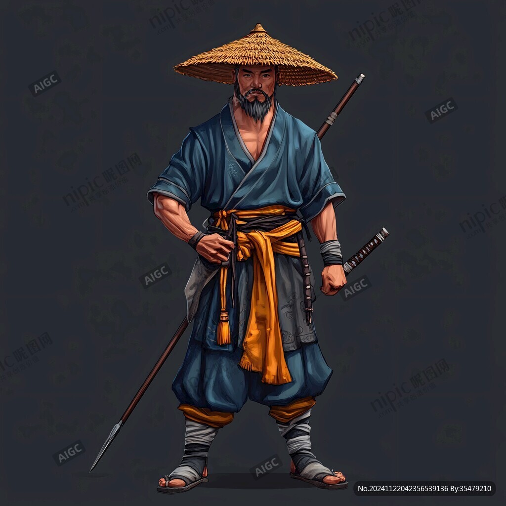 武士形象设计