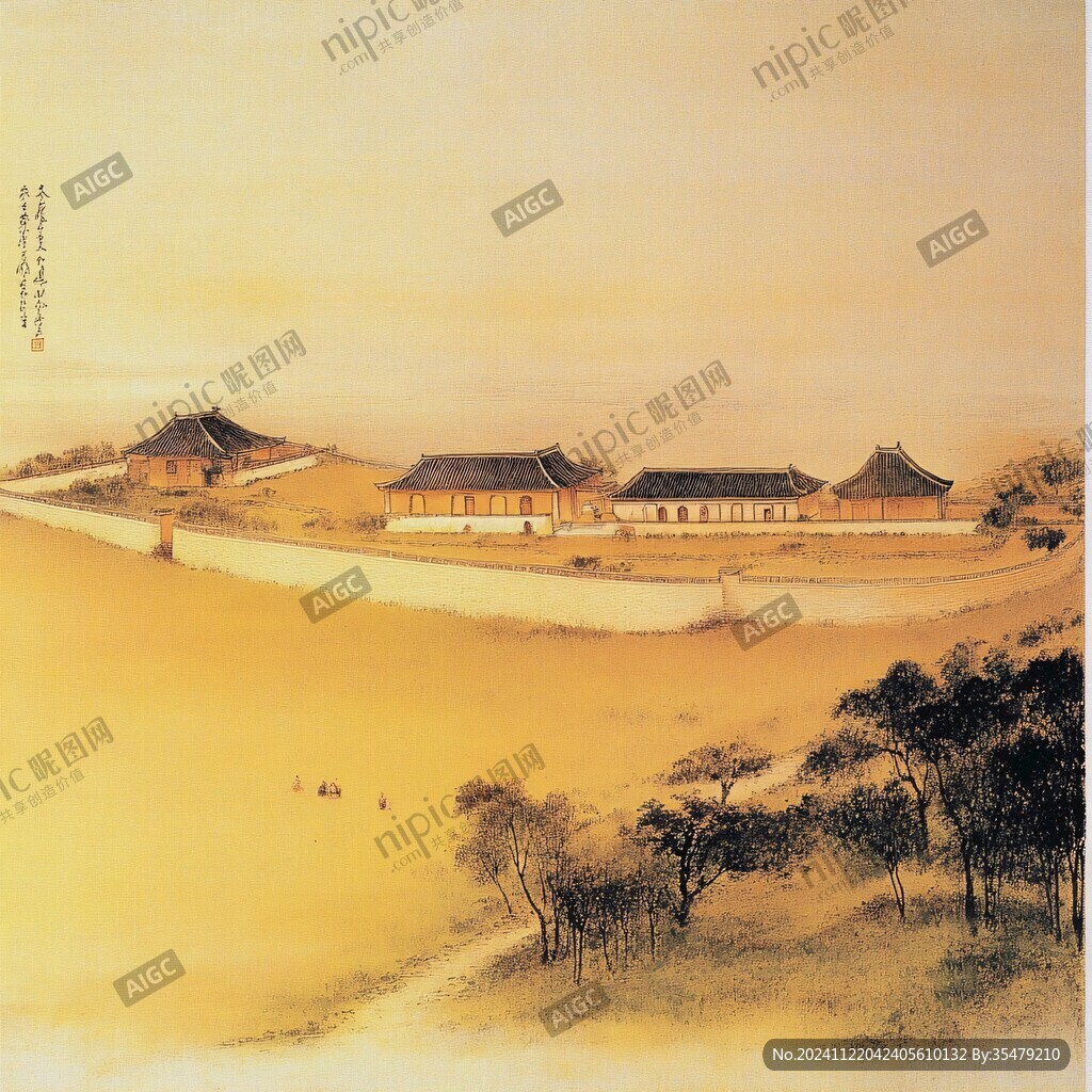 皇宫内院故宫山水画