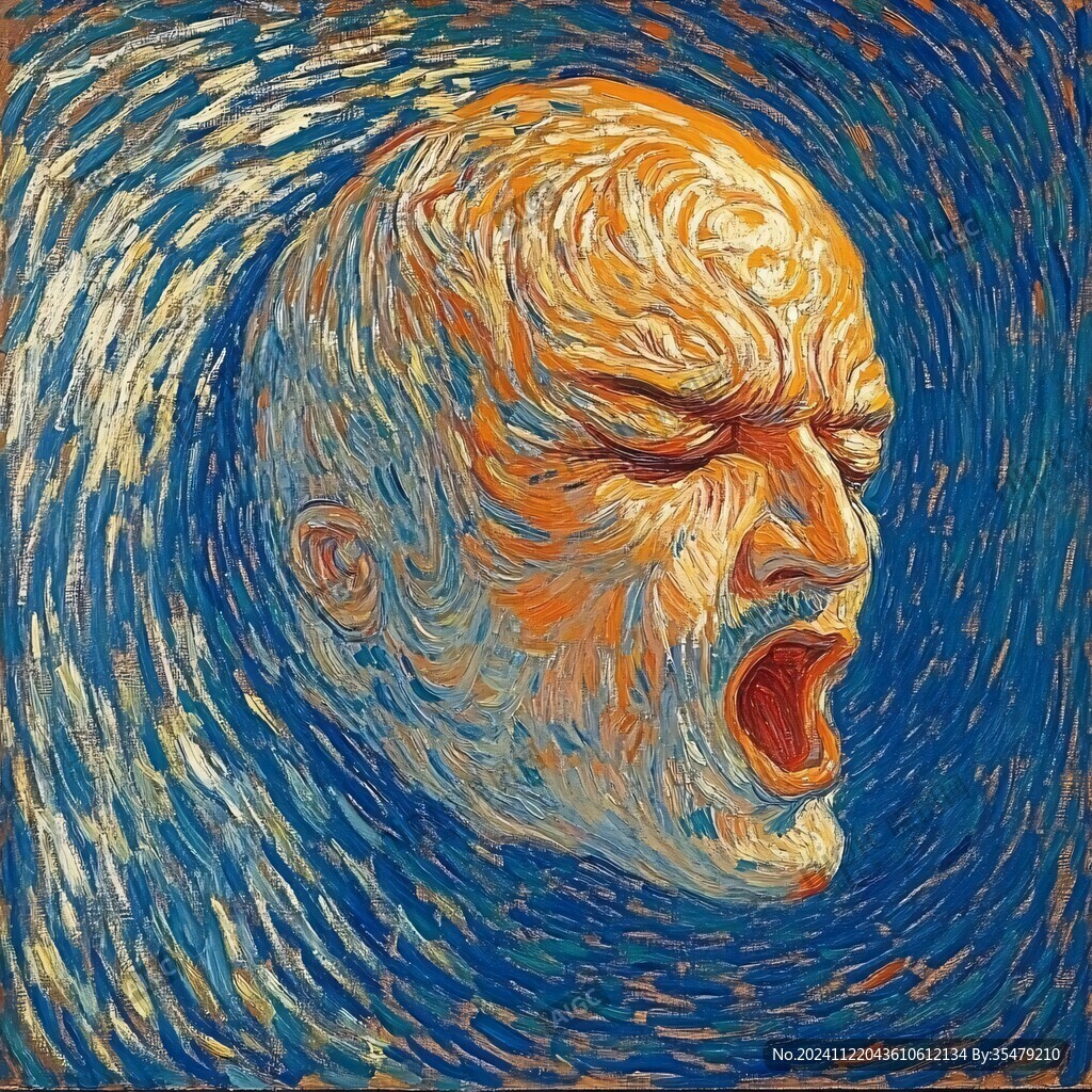 焦躁装饰画