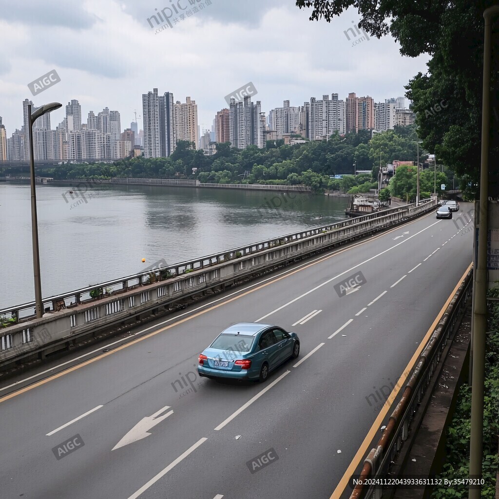 江畔马路