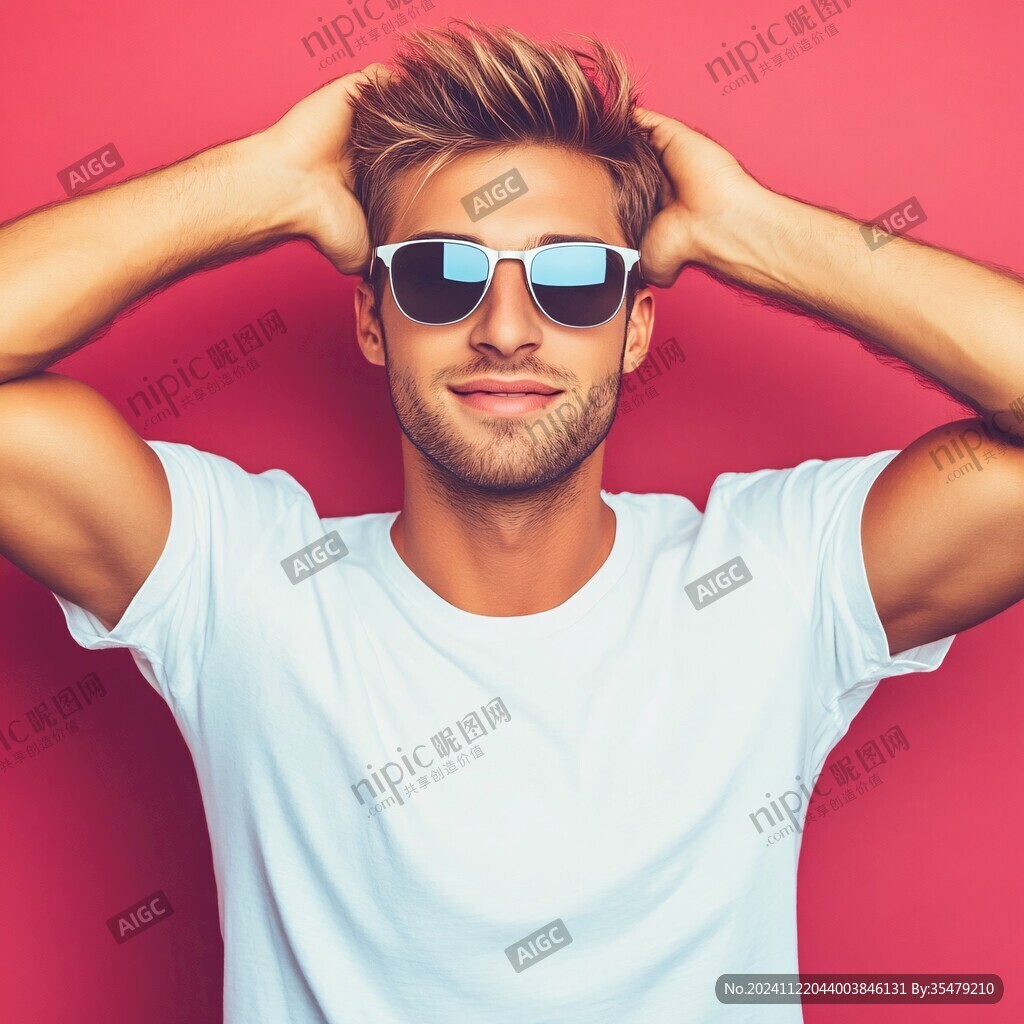 戴墨镜的男人