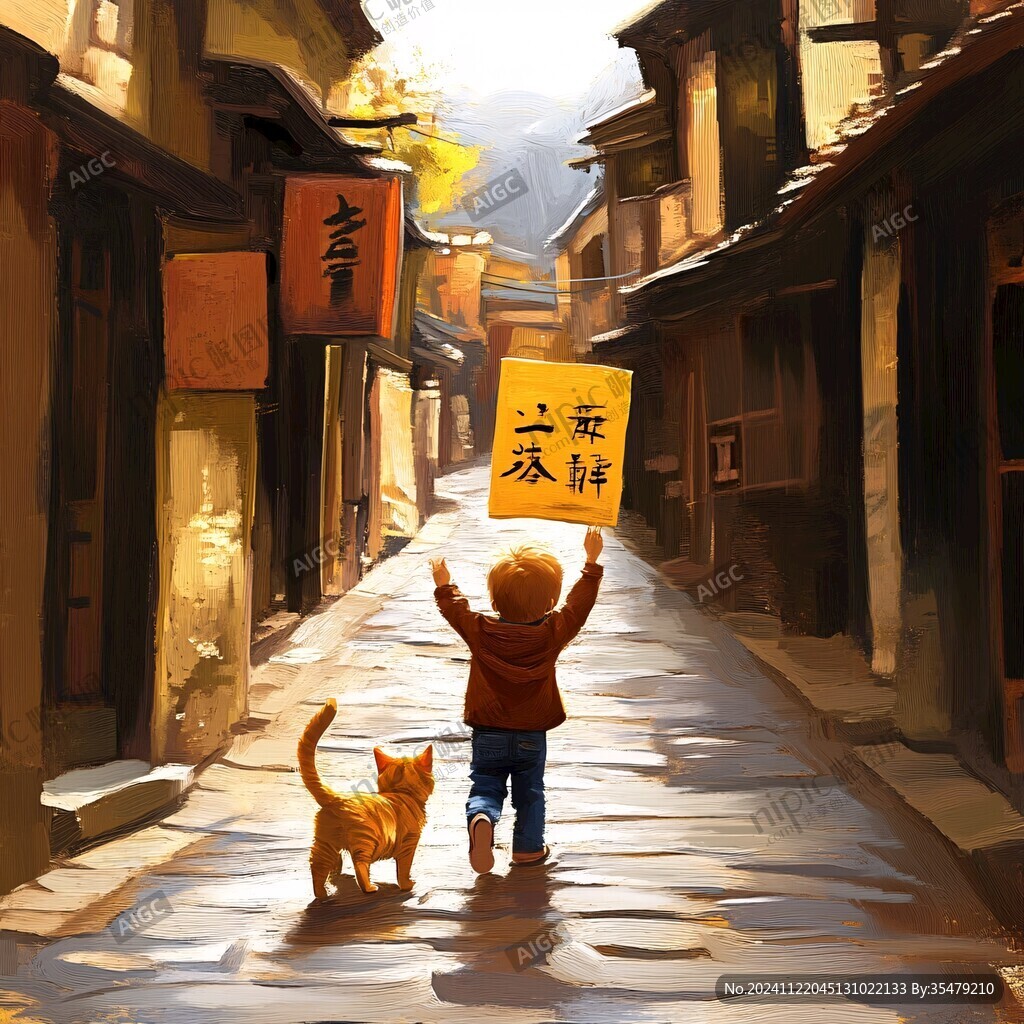 店小二插画