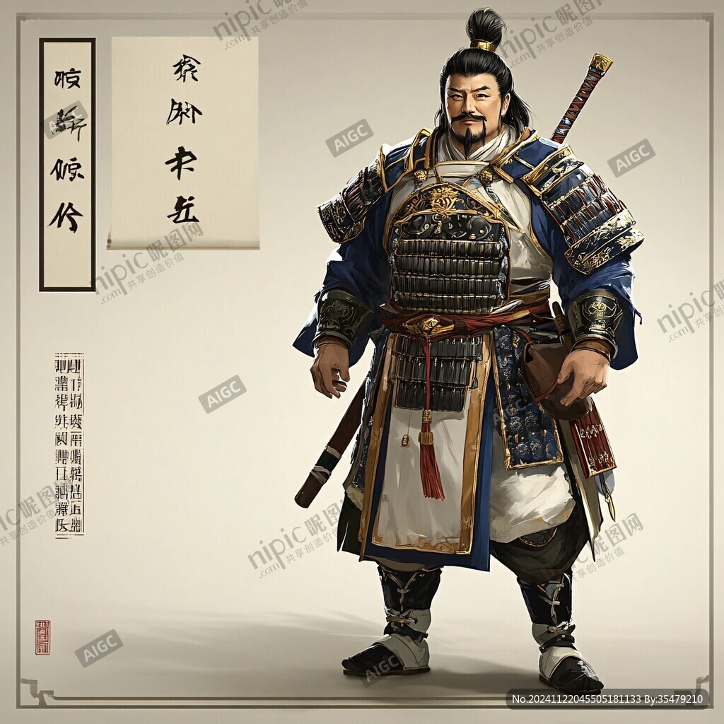 戎装武将
