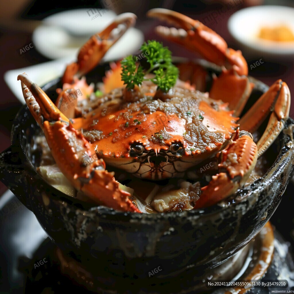 汽锅蟹肉