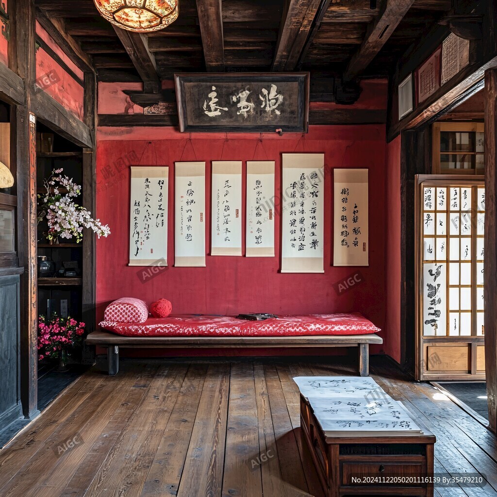 鲁迅故居古代休息房间
