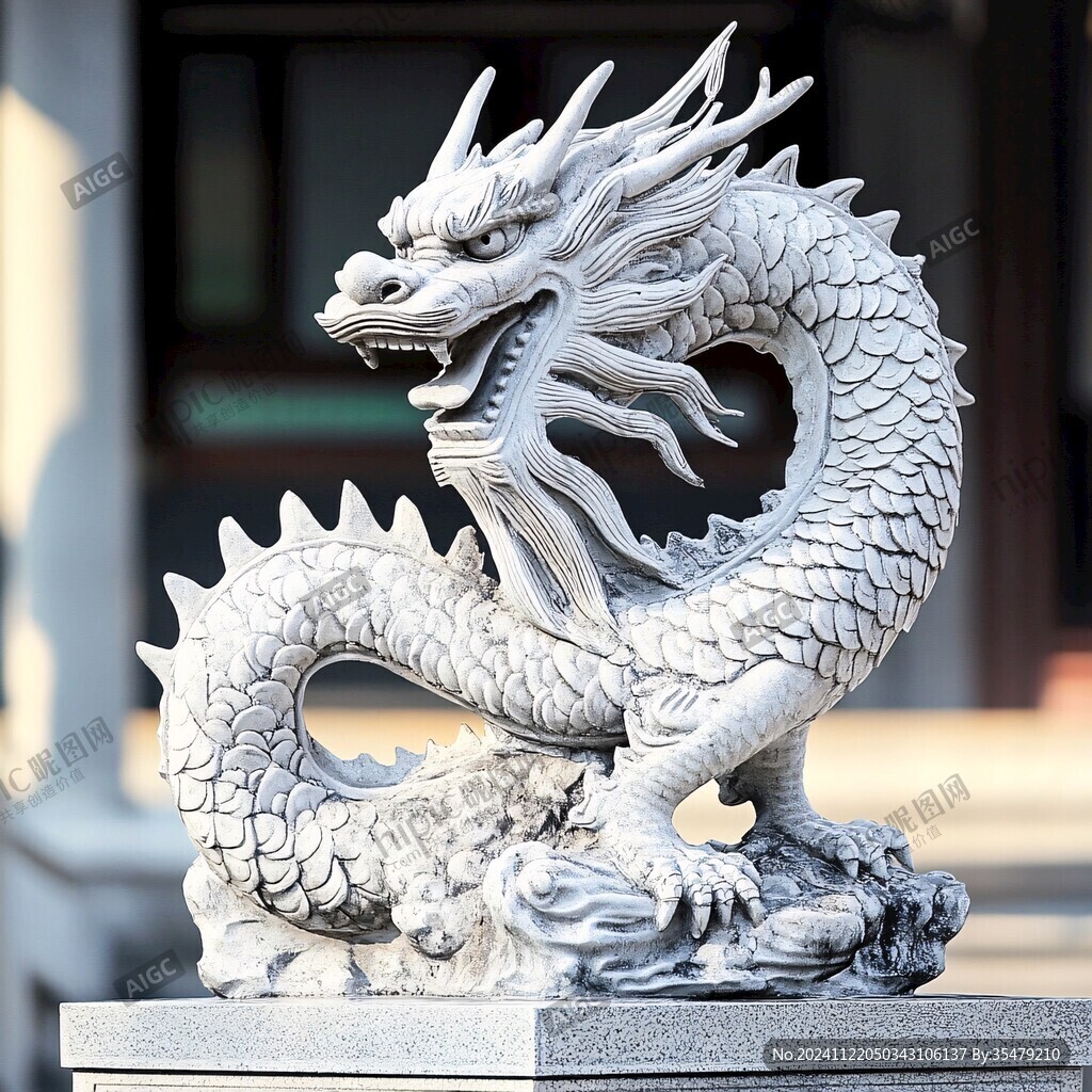 唯美金龙石雕