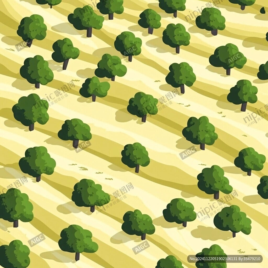 卡通原野背景